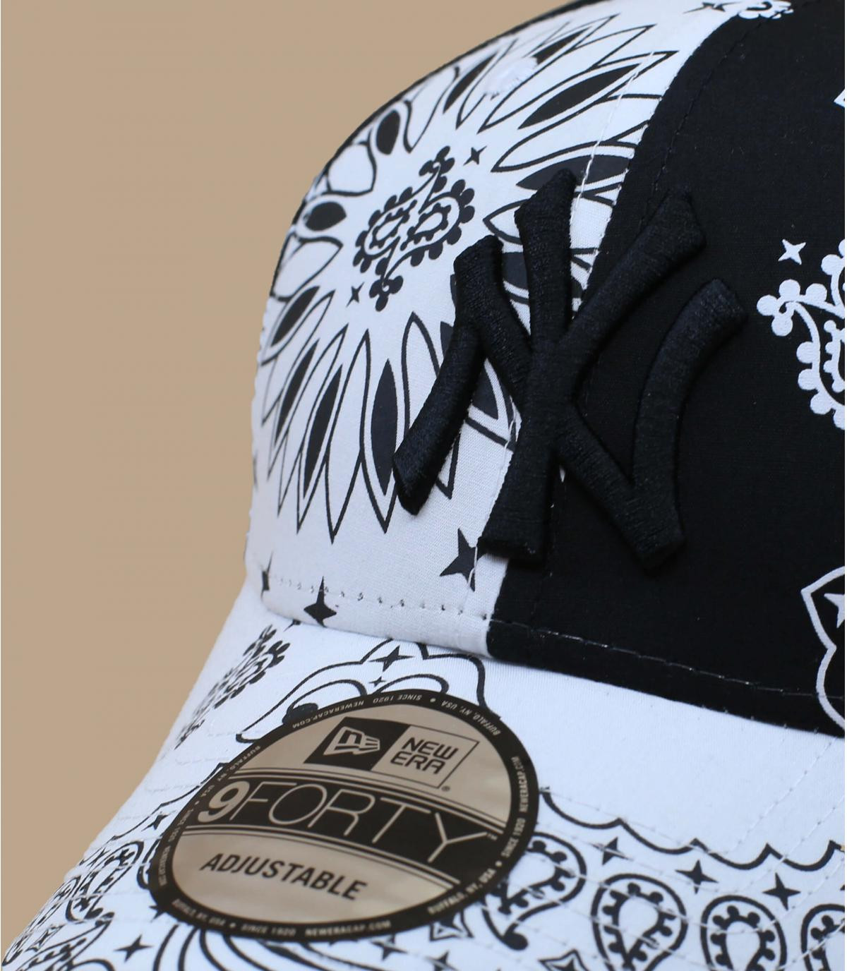 Cap MLB Paisley NY 940 black white New Era Cap MLB Paisley NY 940 black white New Era